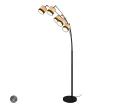 Lampa podłogowa Bolzano brąz | czarny mat 5xE14 rl R41665032 | 4017807598346