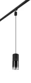 Lampa wisząca czarny mat Ø 10cm. E27 do systemu szyn 2-fazowych DUOLINE trio 73060132 | 4017807577518