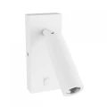 Kinkiet ścienny z włącznikiem spectrum Madara Slim Switch biały GU10 regulowany kierunek SLIP003039 | 5904433139809