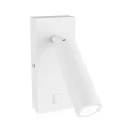 Kinkiet ścienny z włącznikiem spectrum Madara Slim Switch biały GU10 regulowany kierunek SLIP003039 | 5904433139809
