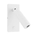 Kinkiet ścienny z włącznikiem spectrum Madara Slim Switch biały GU10 regulowany kierunek SLIP003039 | 5904433139809
