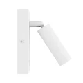 Kinkiet ścienny z włącznikiem spectrum Madara Slim Switch biały GU10 regulowany kierunek SLIP003039 | 5904433139809