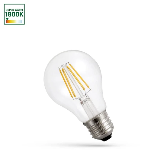 Żarówka filamentowa LED GLS E27 7W COG WW 1800K ciepła spectrum WOJ+14655 | 5904433136280