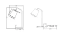 Lampka stołowa Buddy czarny mat E27 rl R51721032 | 4017807600414