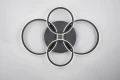 Lampa sufitowa ściemnialna Cires czarny mat LED 3 step dim. 27W 4000K rl R67364132 | 4017807600964