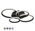 Lampa sufitowa ściemnialna Cires czarny mat LED 3 step dim. 27W 4000K rl R67364132 | 4017807600964