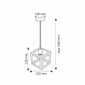 Lampa wisząca SWEDEN 1 Gold 1xE27 goldlux 318688 | 5901508318688