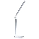 MADERA biało-srebrna LED 3 step dim. 7W 4000K Lampa biurkowa ściemnialna