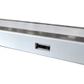 Lampa biurkowa ściemnialna MADERA biało-srebrna LED 3 step dim. 7W 4000K goldlux 324955 | 5901508324955