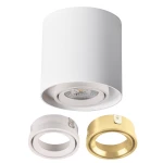 XENO okrągła biały-biały | biały-złoty Ø 10cm GU10 Downlight regulowany
