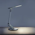 Lampa biurkowa ściemnialna OPTIMUM srebrna LED 7 step dim. 3000K-6000K timer goldlux 324986 | 5901508324986