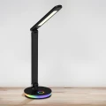 Lampa biurkowa ściemnialna NEPTUN czarna LED 3 step dim. 7W 4000K+RGB goldlux 325044 | 5901508325044