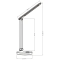 Lampa biurkowa ściemnialna NEPTUN czarna LED 3 step dim. 7W 4000K+RGB goldlux 325044 | 5901508325044