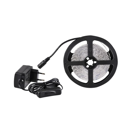 Zestaw taśma LED 5m 44W 24V IP20 6500K zasilacz, włącznik ON/OFF goldlux 319234 | 5901508319234