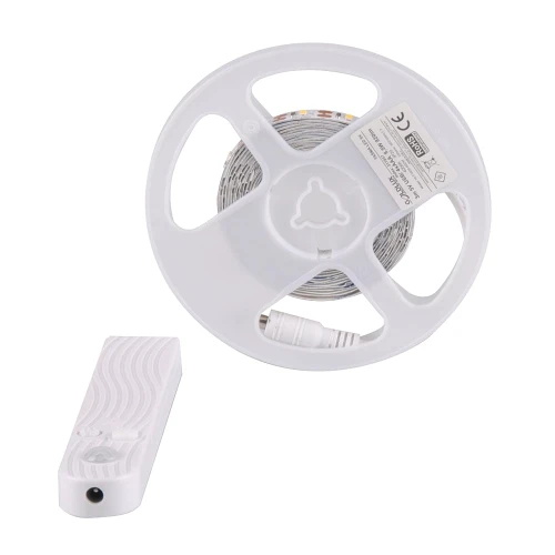 Taśma LED 3m z czujnikiem PIR 4000K IP20 + port USB, zasilana bateryjnie goldlux 317957 | 5901508317957