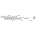 Taśma LED RGBW TV 2x1m z pilotem, funkcja muzyczna, USB 5V goldlux 321336 | 5901508321336