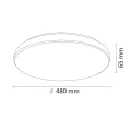 Plafon ściemnialny DESERT II 50 LED Dim Pilot 72W 3000K-4000K-6000K goldlux 324313 | 5901508324313