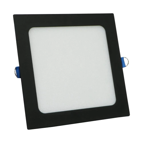 Oprawa podtynkowa z zasilaczem RIGEL S168 czarna kwadrat LED 10W 4000K 1200lm goldlux 324146 | 5901508324146