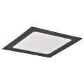 Oprawa podtynkowa z zasilaczem RIGEL S168 czarna kwadrat LED 10W 4000K 1200lm goldlux 324146 | 5901508324146