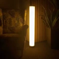 Lampa podłogowa ściemnialna z pilotem STELLA biała LED dim. 12W RGB+W goldlux 325341 | 5901508325341