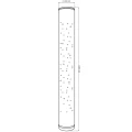 Lampa podłogowa ściemnialna z pilotem STELLA biała LED dim. 12W RGB+W goldlux 325341 | 5901508325341