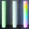 Lampa podłogowa ściemnialna z pilotem STELLA biała LED dim. 12W RGB+W goldlux 325341 | 5901508325341