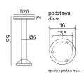 Lampa ogrodowa stojąca Rondo II RO-550 czarny wys. 55cm. LED 12W DIP SWITCH 3000 | 4000 | 6500K IP65 su-ma 94054099 | 5907632912815