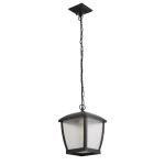 Seattle czarny E27 IP44 Zewnętrzna lampa wisząca