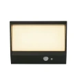 Solarny kinkiet zewnętrzny z czujnikiem ruchu i zmierzchu Solar czarny PIR LED 2W 3000K IP54 Searchlight 67418BK