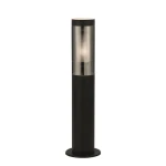 Batton czarny wys. 45cm. E27 IP44 Lampa ogrodowa stojąca