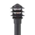 Lampa ogrodowa stojąca Bollards czarny wys.73 cm. E27 IP44 Searchlight 1076-730 | 5013874220363