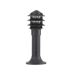 Bollards czarny wys.45 cm. E27 IP44 Lampa ogrodowa stojąca