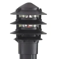 Lampa ogrodowa stojąca Bollards czarny wys.45 cm. E27 IP44 Searchlight 1075-450 | 5013874219602