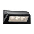 Kinkiet zewnętrzny Peru czarny LED 4W 6500K IP44 searchlight 5513BK | 5013874412751