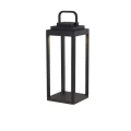 Zewnętrzna lampa stołowa zasilana bateriami Portobello czarny wys. 35cm. LED 2W 3000K IP54 searchlight 33502-350