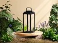 Zewnętrzna lampa stołowa zasilana bateriami Portobello czarny wys. 35cm. LED 2W 3000K IP54 searchlight 33502-350