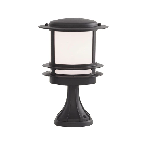 Lampa ogrodowa stojąca niska Stroud czarny wys. 34cm. E27 IP44 searchlight 1264 | 5013874219558
