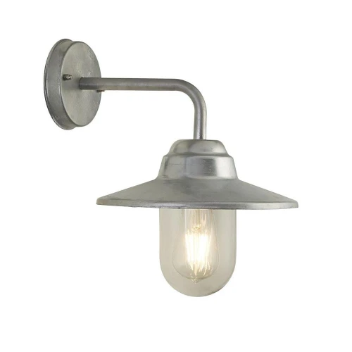 Kinkiet zewnętrzny Toronto ocynk srebrny E27 IP44 searchlight 34291SI