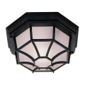 Sufitowa lampa zewnętrzna Vermont czarny E27 IP54 searchlight 2942BK | 5013874294036