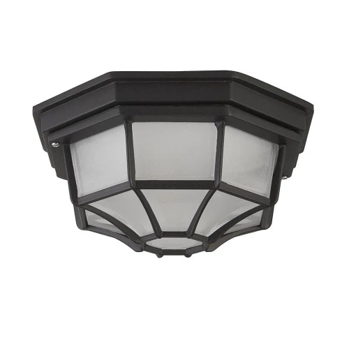 Sufitowa lampa zewnętrzna Vermont czarny E27 IP54 searchlight 2942BK | 5013874294036