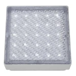 Walkover biały LED 1,4W 7000K IP68 Oprawa dogruntowa kwadratowa