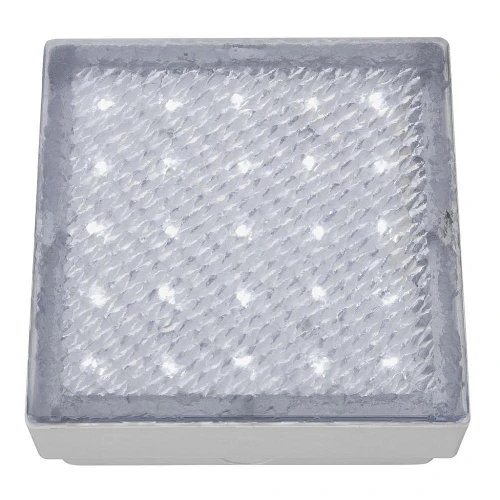 Oprawa dogruntowa kwadratowa Walkover biały LED 1,4W 7000K IP68 searchlight 9913WH | 5013874345165