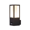 Kinkiet zewnętrzny z czujnikiem zmierzchu i ruchu Avenue czarny PIR GU10 IP44 searchlight 91251-1BK-PIR
