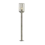 Box II Silver ocynk galwanizowany wys. 90cm. E27 IP44 Lampa ogrodowa stojąca