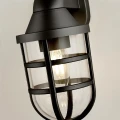 Kinkiet zewnętrzny Seaside czarny E27 searchlight 61133BK