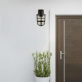 Kinkiet zewnętrzny Seaside czarny E27 searchlight 61133BK