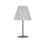 Venice srebrny | biały solar LED 1,6W 3000K IP54 Lampa zewnętrzna stołowa solarna