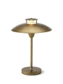 Zewnętrzna lampka stołowa Stepp 1-2-3 antyczny mosiądz Ø22 akumulator LED 3 step dim. 2,5W 2700K IP54 halo design 746064 | 5705639746064