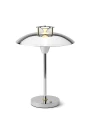 Zewnętrzna lampka stołowa zasilania akumulatorem Stepp 1-2-3 chrom Ø22 akumulator LED 3 step dim. 2,5W 2700K IP54 halo design 746095 | 5705639746095