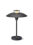 Stepp 1-2-3 czarny Ø22 akumulator LED 3 step dim. 2,5W 2700K IP54 Zewnętrzna lampka stołowa zasilania akumulatorem